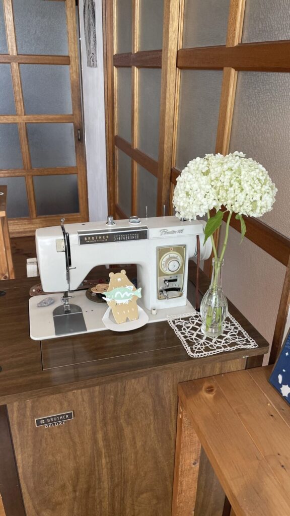 チャシバクドーナツレトロなミシン