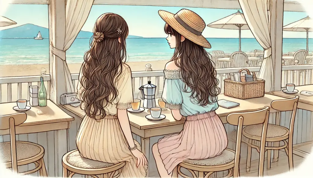 海を眺めながら過ごす贅沢時間