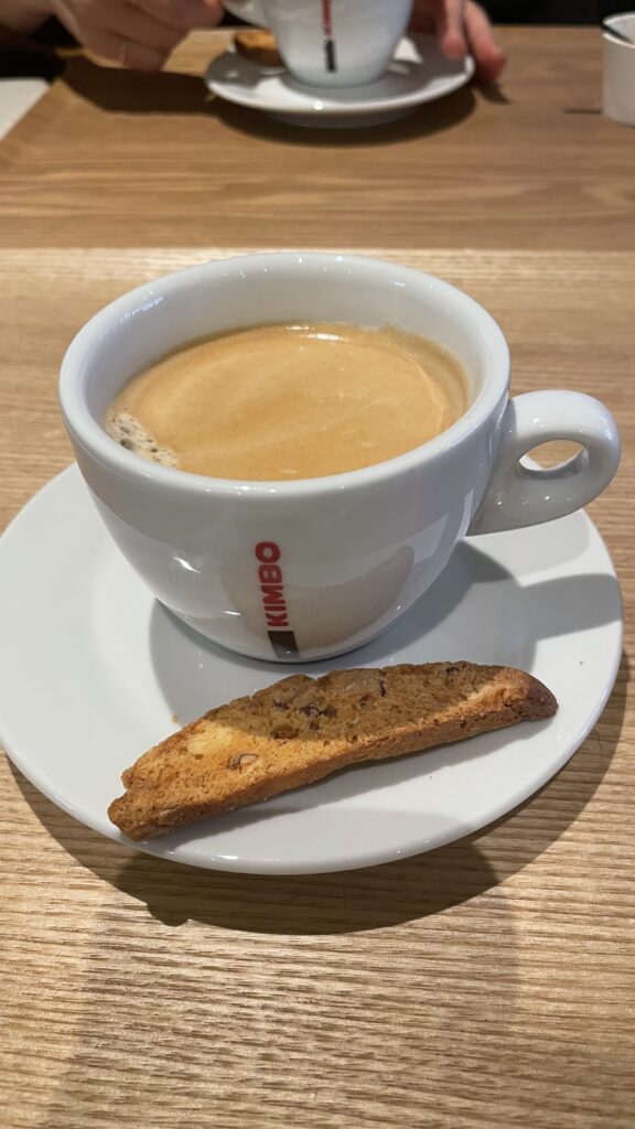 食後に追加注文したコーヒー