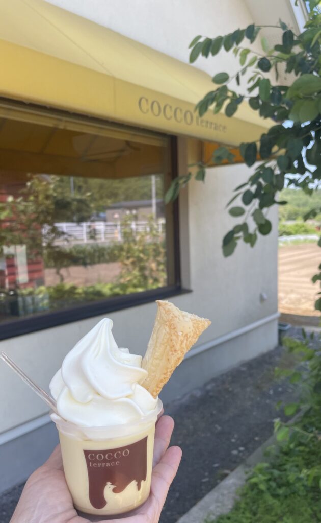 コッコテラスのプリンソフト