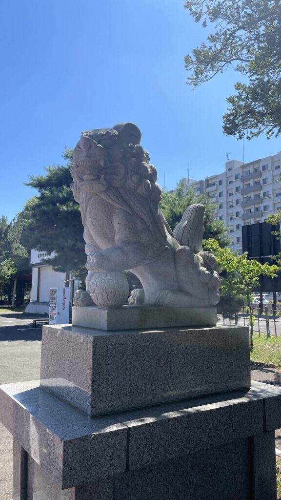発寒神社の狛犬さん